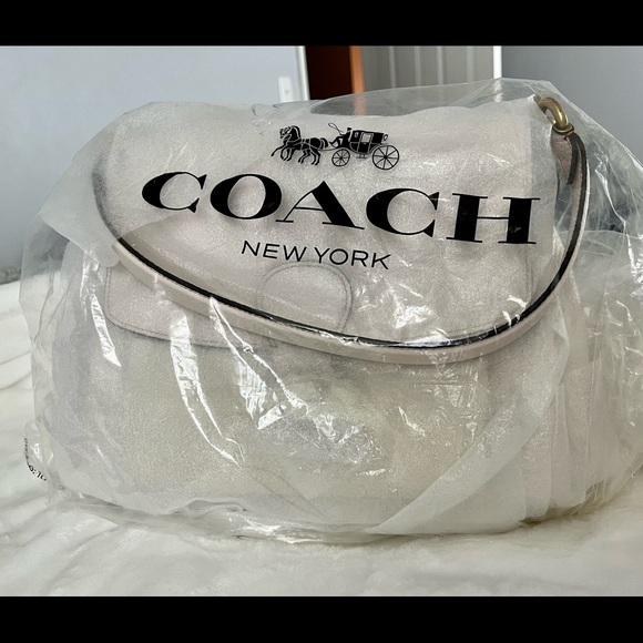 Coach May Shoulder Bag In Chalk Colour - Picture 6 of 16